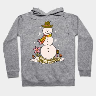 Sagittarius Snowman Hoodie